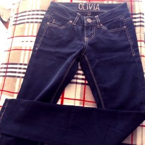 Blue Jeans with Jegging Material from Delia's